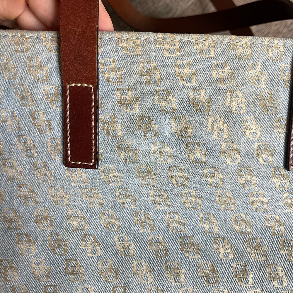 Dooney & Bourke Vintage signature jaquard logo print purse - Picture 9 of 16